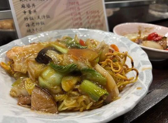 具だくさんあんかけ焼きそば